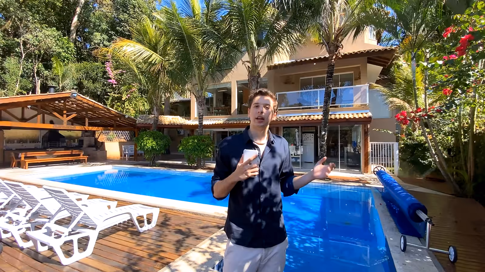 Fechamento na piscina
